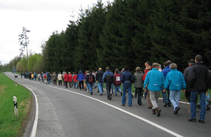 Die Gemeinde wandert